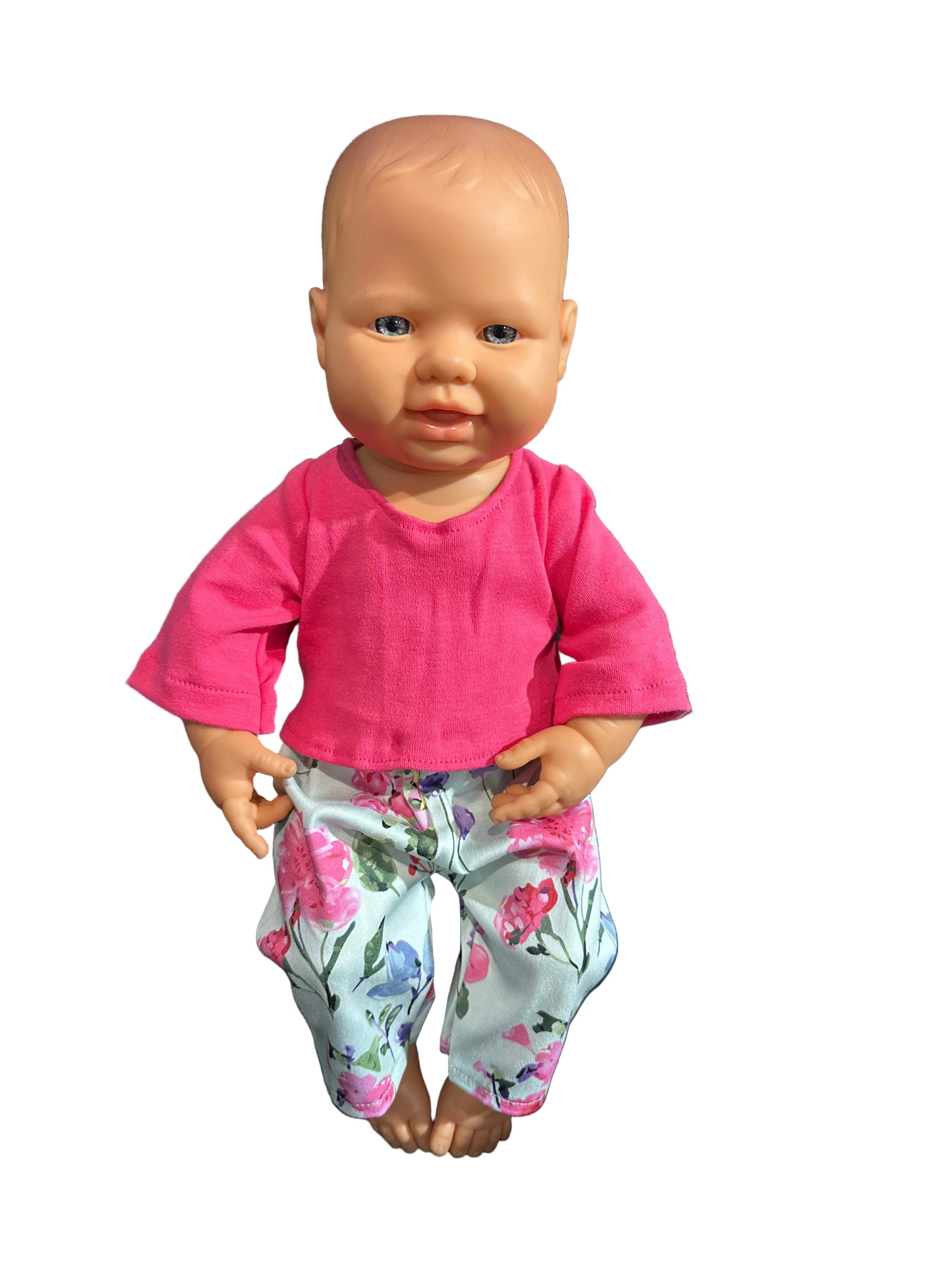Pink & Flower Pants Set - 2 Piece