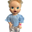 Frilled Top & Wide Pants Set - 2 Piece