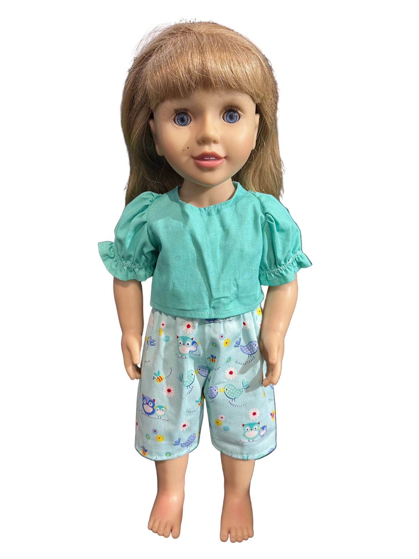 Frilled Top & Wide Pants Set - 2 Piece
