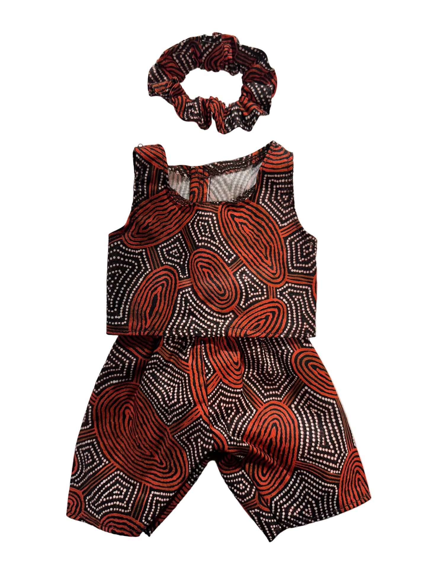 Indigenous Summer Top & Shorts Set - 3 Piece Set - 3 Piece Set