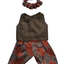 Indigenous Summer Top & Shorts Set - 3 Piece Set - 3 Piece Set