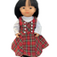 Little Red Tartan Dress Outfit - 3 Piece Set