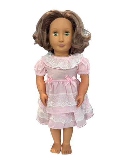 Pink Lace Tiered Dress - 2 Piece Set
