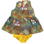 Indigenous Pattern Dress & Bloomers Set (Yellow) - 2 Piece