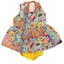Indigenous Pattern Dress & Bloomers Set (Yellow) - 2 Piece