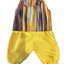 Gold & Patterned Harem Pants Set - 2 Piece