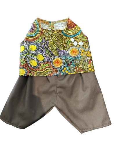 Indigenous Earthy Pattern Top & Pants Sets - 2 Piece