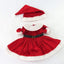 Red and White Santa Dress with Hat - 2 Piece Set