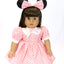 Little Pink Minnie Mouse Dress & Headband - 2 Piece Set