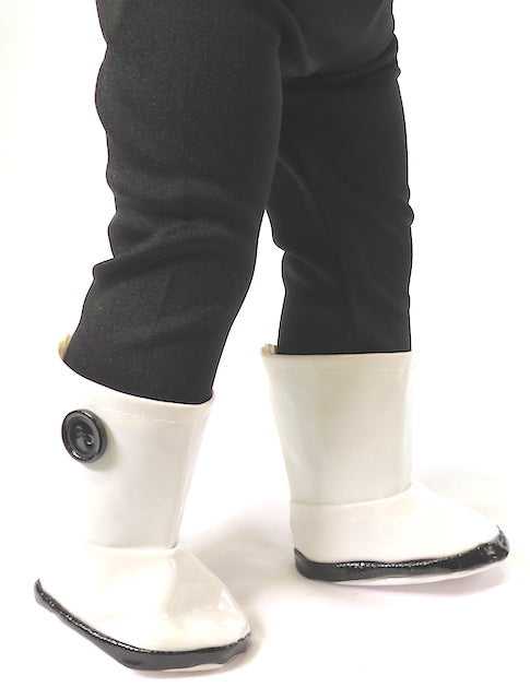 Black and White Rain Boots