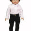 White Long Sleeved Button Up Dress Shirt