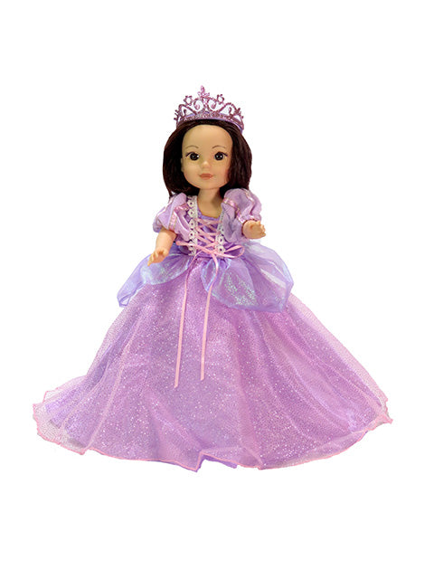 Lavender Princess Dress with Tiara (s) - 2 Piece Set