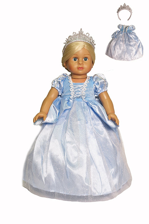 Light Blue Princess Dress - 2 Piece Set