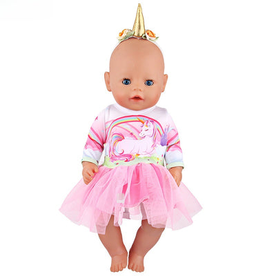 Magical Unicorn Tutu Dress with Headband - 2 Piece Set