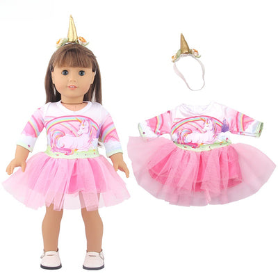 Magical Unicorn Tutu Dress with Headband - 2 Piece Set