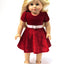 Red Sparkle Dress With Coat  - 2 Piece Set