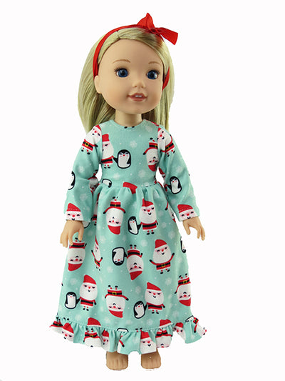 Santa Nightgown (s) - 2 Piece Set