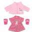 Cozy Pink Dress, Cardigan & Booties - 3 Piece Set