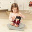 Miniland Warm Winter Red Jacket, Beanie & Tartan Dress 3 Piece Set (38cm)