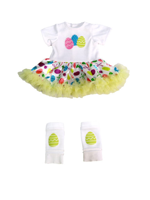 Easter Eggs Tutu Dress Outfit (s) - 2 Piece Set