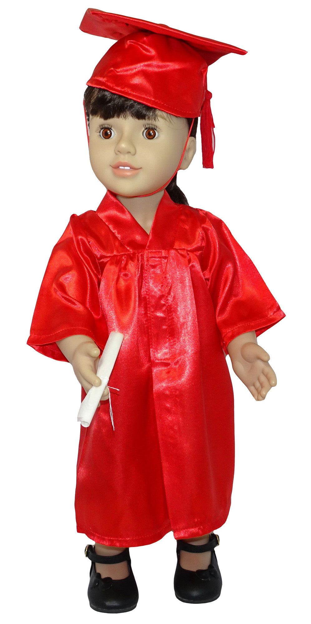 Dolls Graduation Set - Red or Black