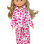Dolls Satin Heart Pyjamas (xs)