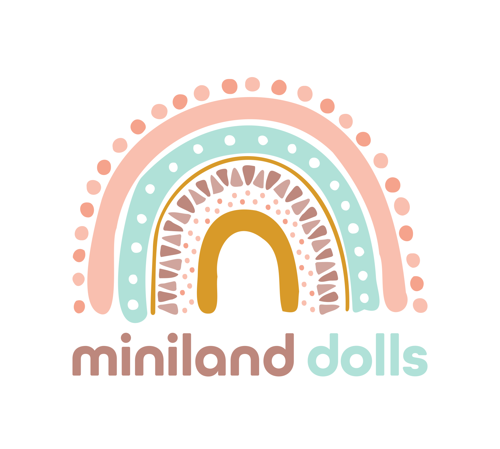 Dolls Miniland Winter Dress Set