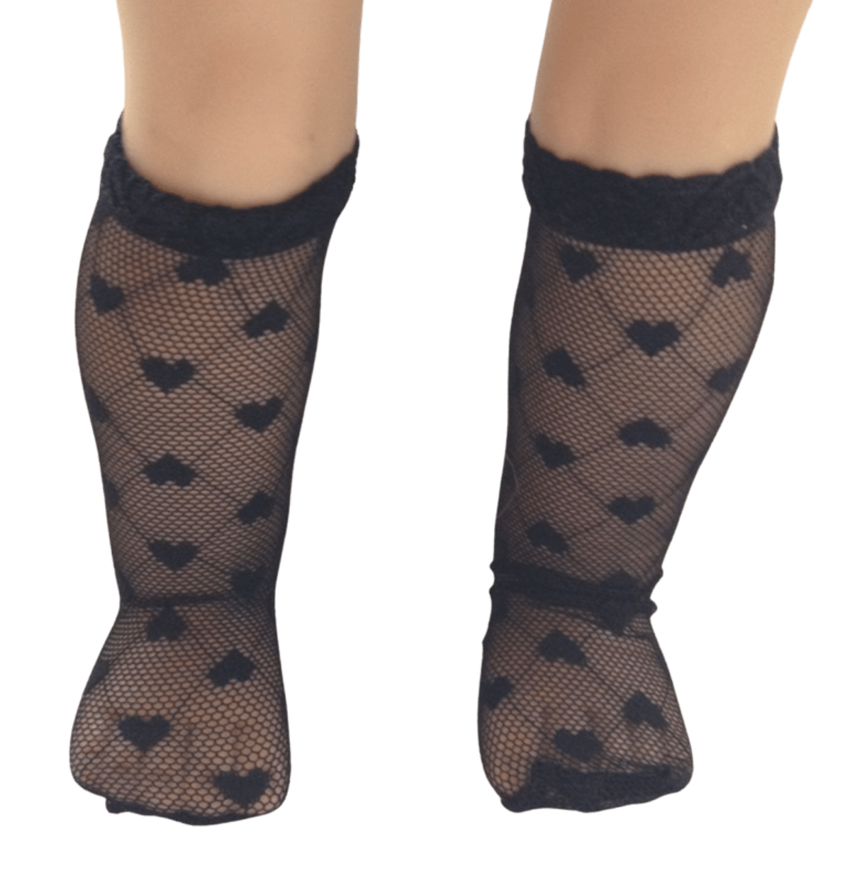 Dolls Heart Mesh Socks/Stockings - 2 colours