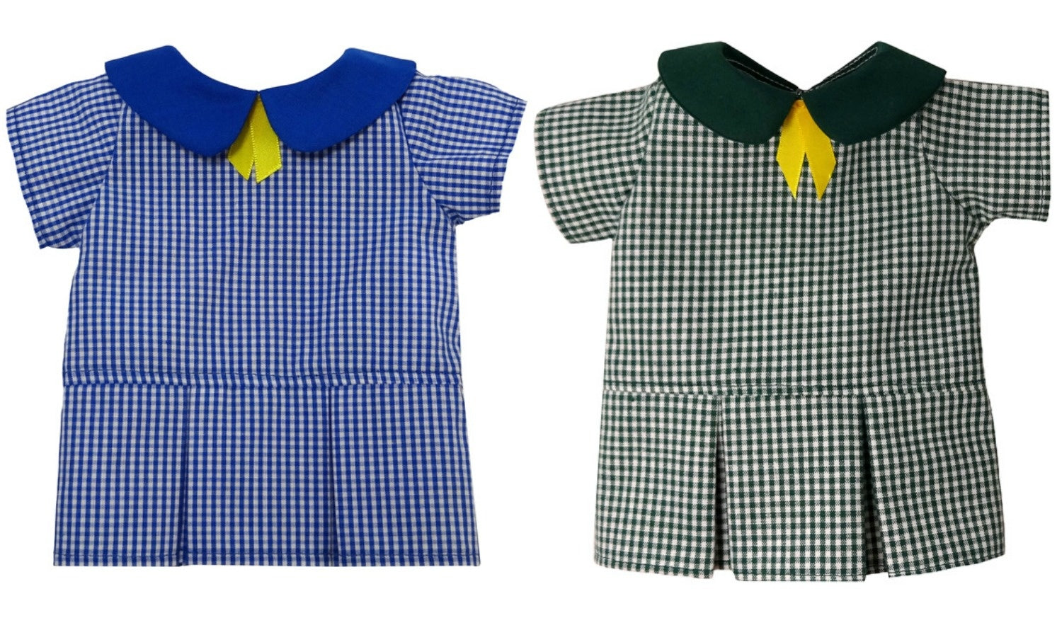 Dolls School Uniform - Blue or Green (S)