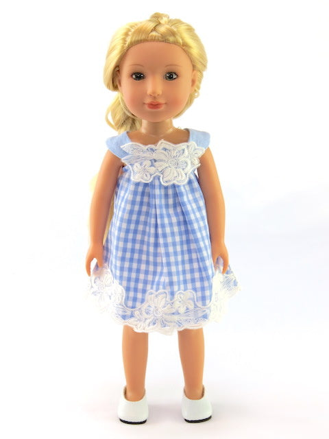 Dolls Blue Check Dress