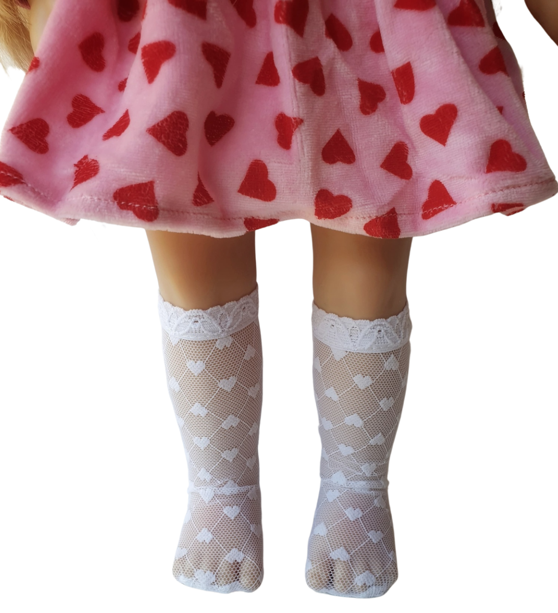 Dolls Heart Mesh Socks/Stockings - 2 colours