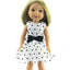 Black and White Polka Dot Dress (s)