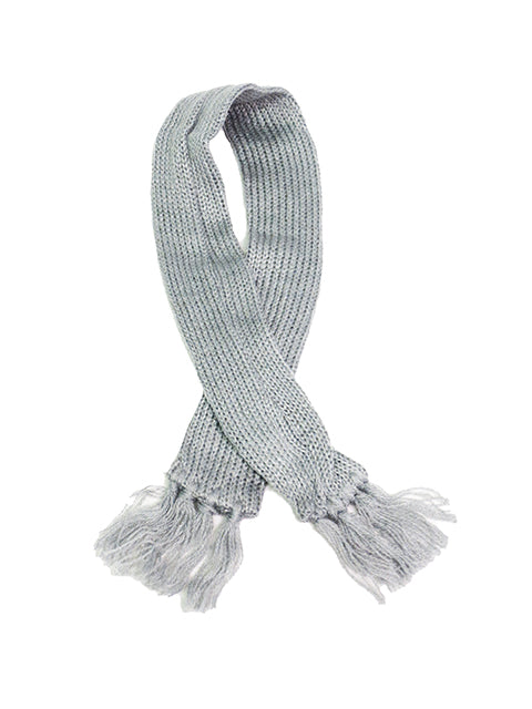 Soft Knit Grey Scarf