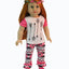 Flowers & Arrows T-Shirt, Pant & Headband Set - 3 Piece Set