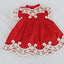 Sparkly Red Dress with Embroidery