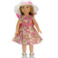 Pink Floral Dress & Straw Hat (s) - 2 Piece Set