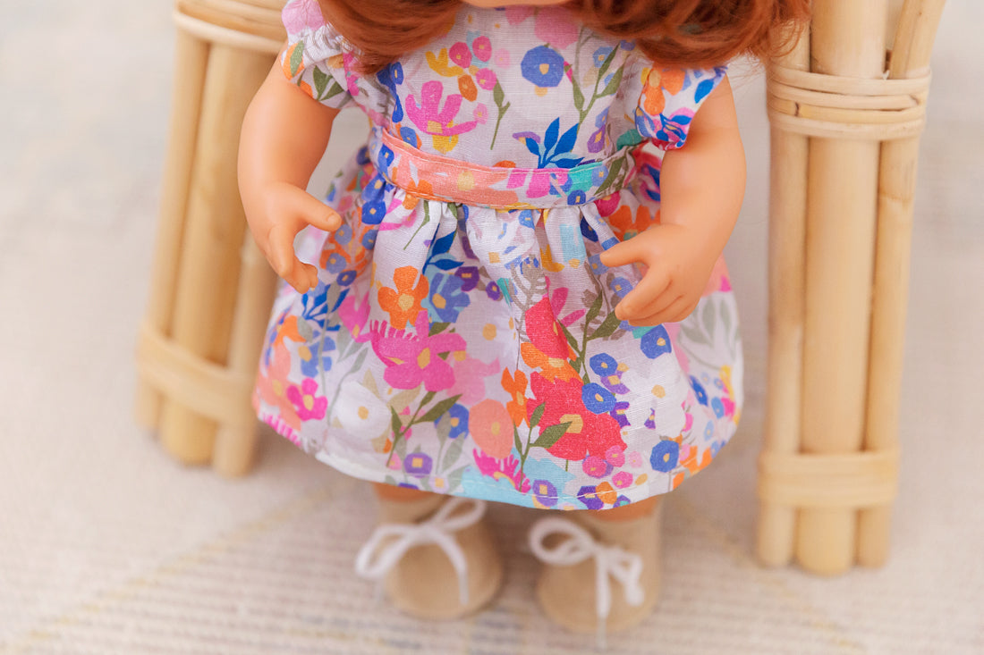 Watercolour Floral Madeline Dress