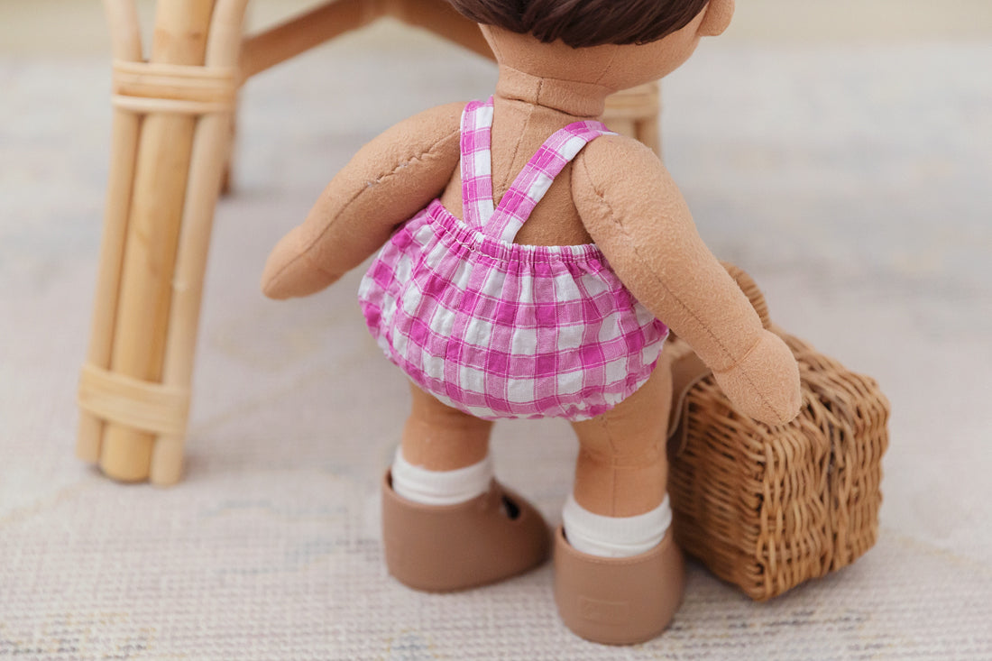 Playsuit - Pink Gingham