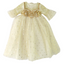 White and Gold Sequin Queen Dress & Crown