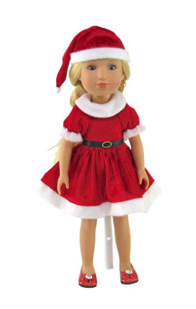 Santa Christmas Dress (S) - 2 Piece Set