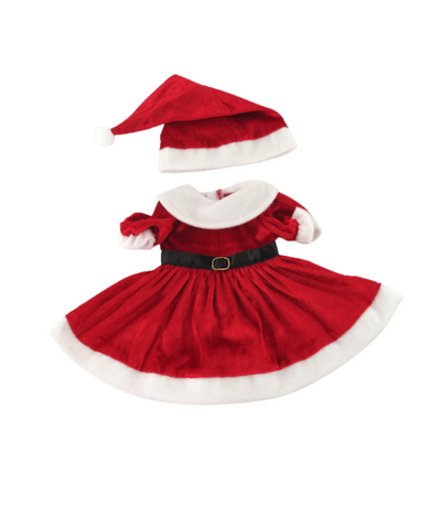Santa Christmas Dress (S) - 2 Piece Set