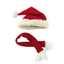 Santa Christmas Hat & Scarf (s) (Headwear)
