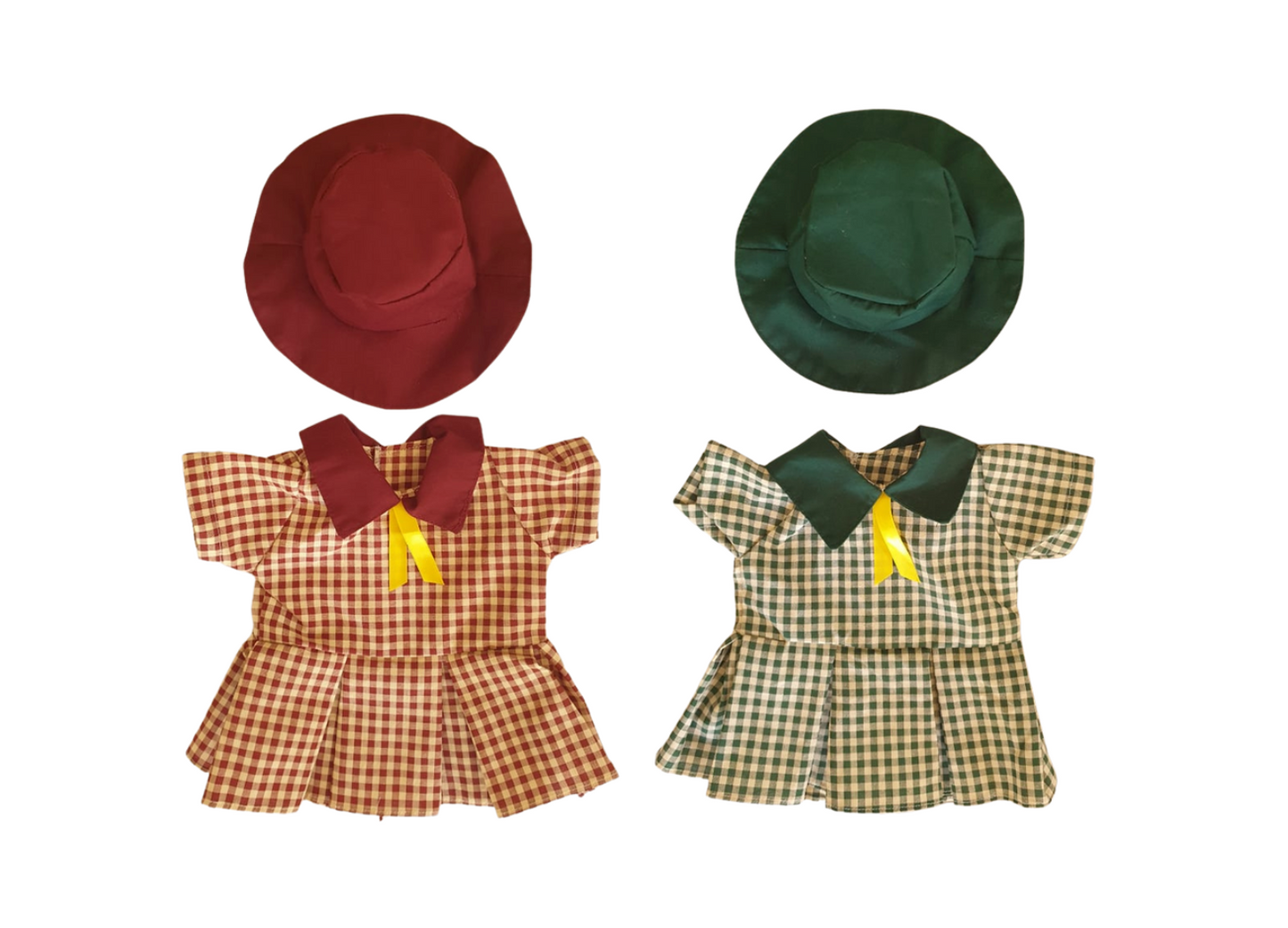 2 Piece School Uniform & Hat - 3 Colours