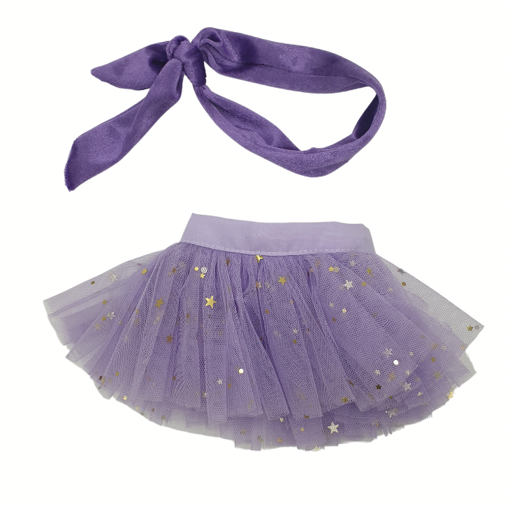 Tulle Tutu Skirt & Hair Bow - 3 Colours (L)