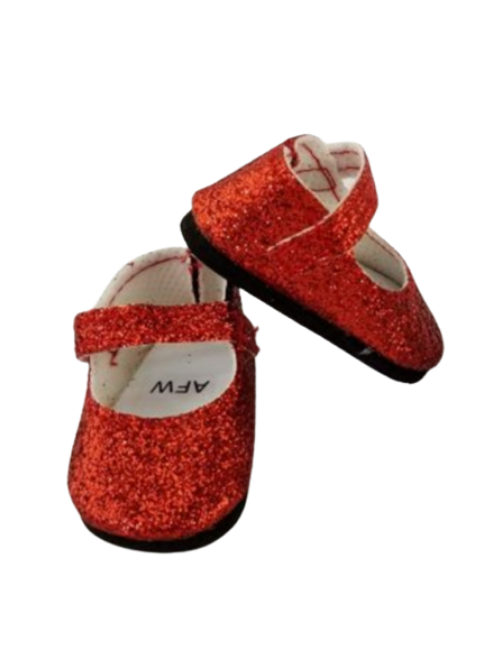 Mary Jane - Red or Silver Glitter (s)