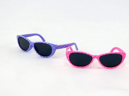 Polka Dot Sunglasses - Purple & Pink