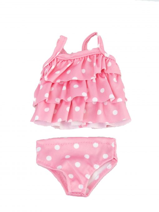 Light Pink Polka Dot Swimsuit (s) - 2 Piece Set