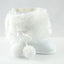 White Snow Boots with Fur
